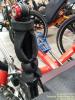 The split continues up the grip until it is held on just at one end -- zip-ties hold it on but are not comfortable | recumbent trike handlebar